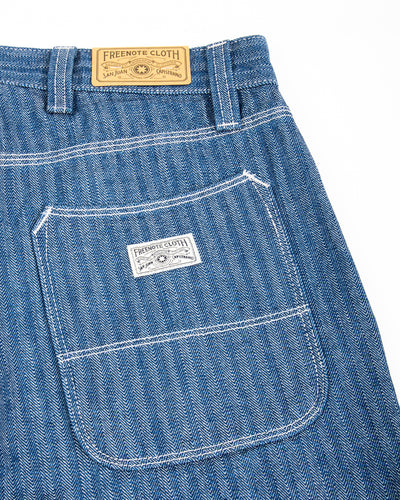 Ortega Pant - 13oz Blue Herringbone