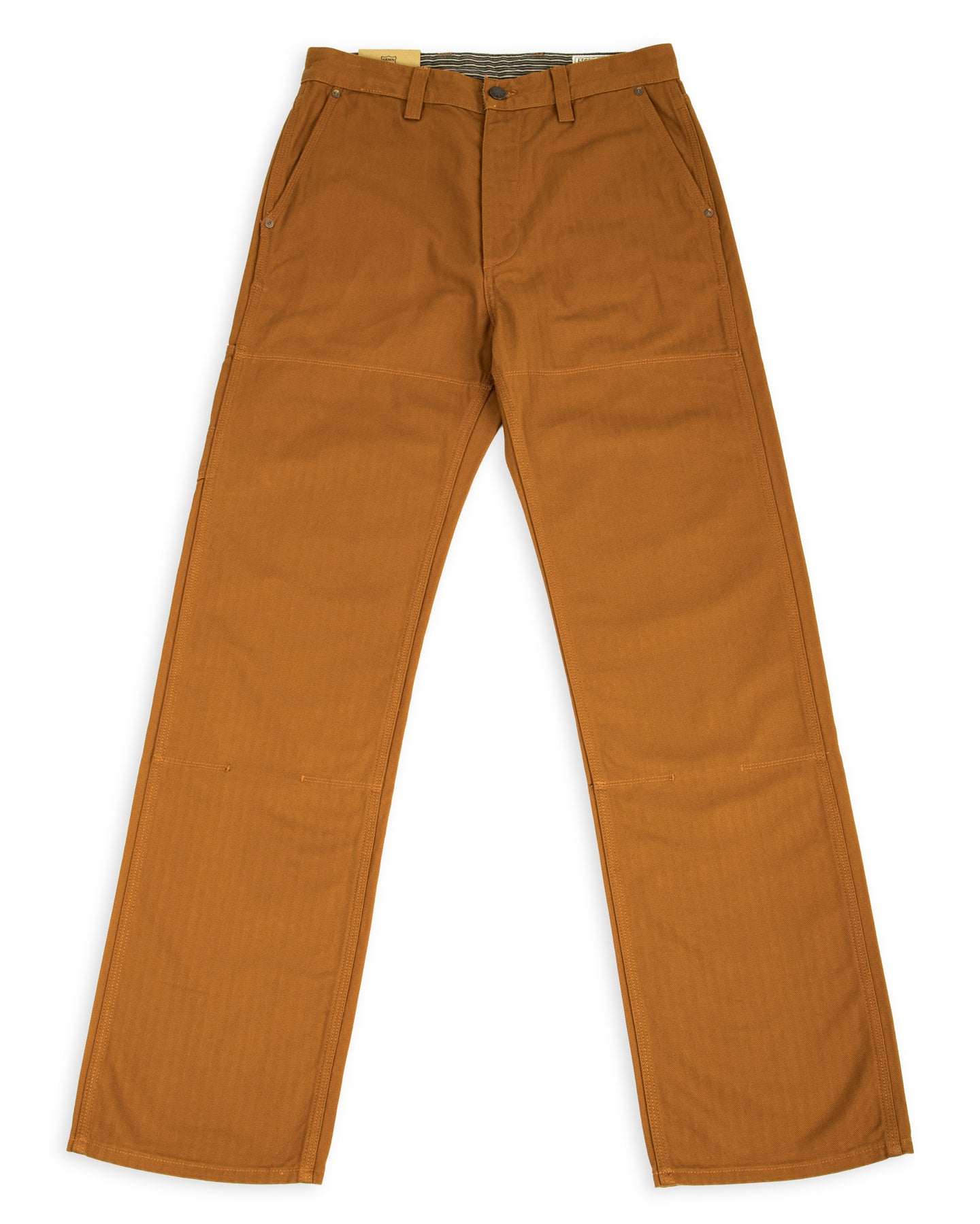 Ortega Pant - 13oz Rust Herringbone