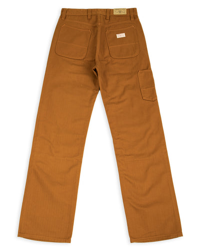 Ortega Pant - 13oz Rust Herringbone