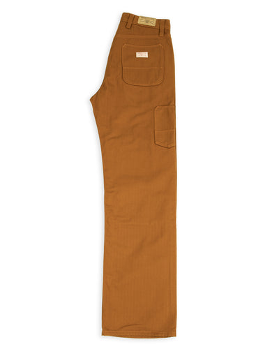Ortega Pant - 13oz Rust Herringbone