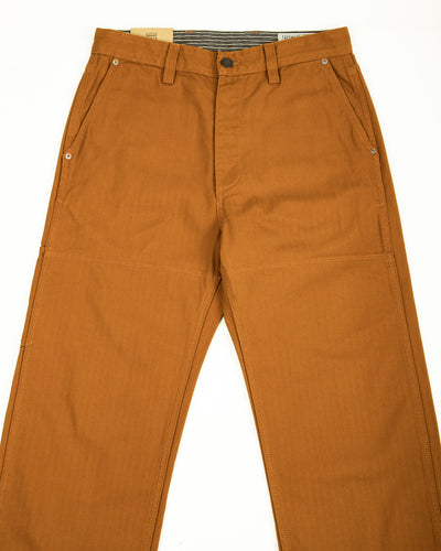 Ortega Pant - 13oz Rust Herringbone