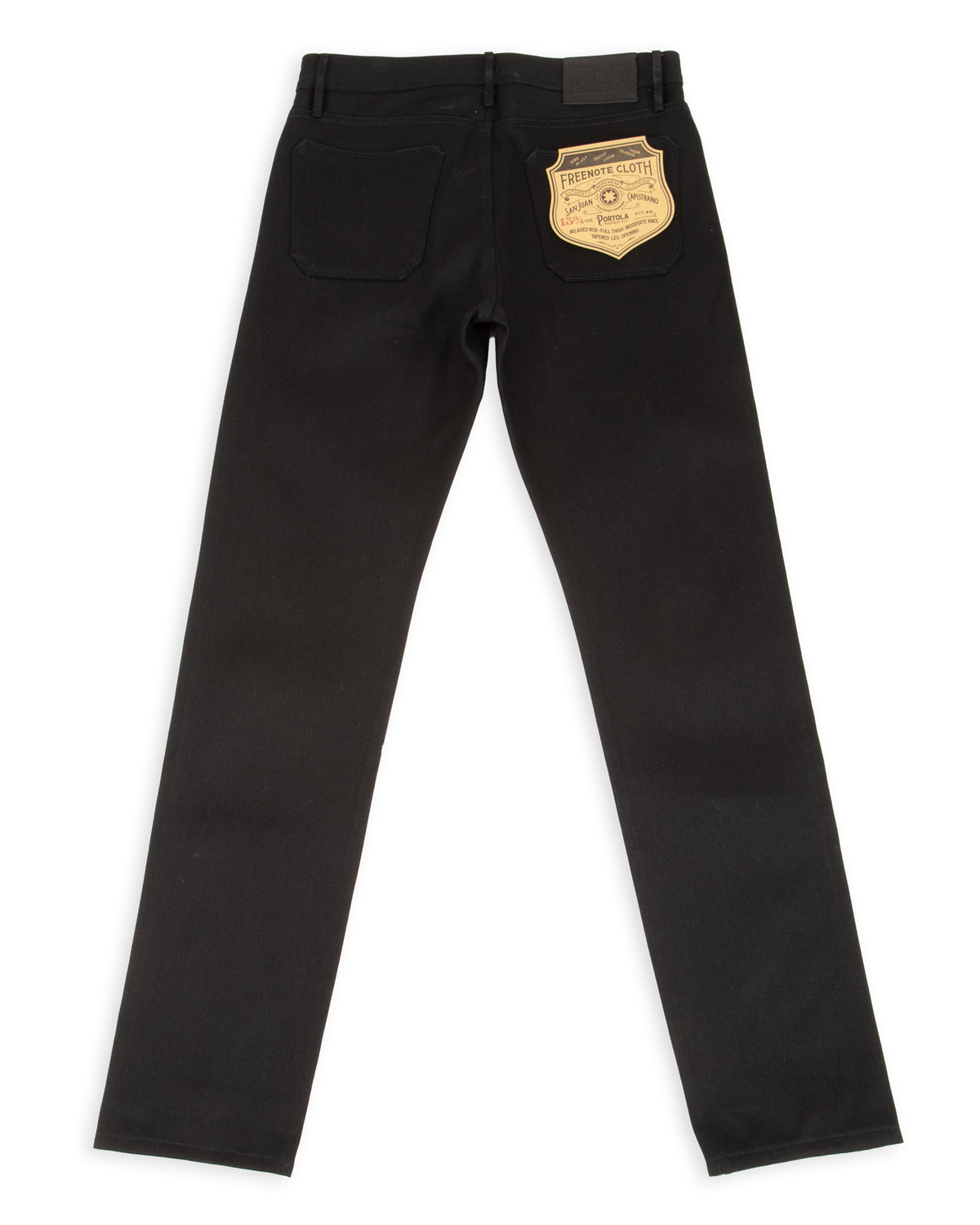 Freenote Portola Classic Taper - 15.75oz Black/Black - Standard & Strange
