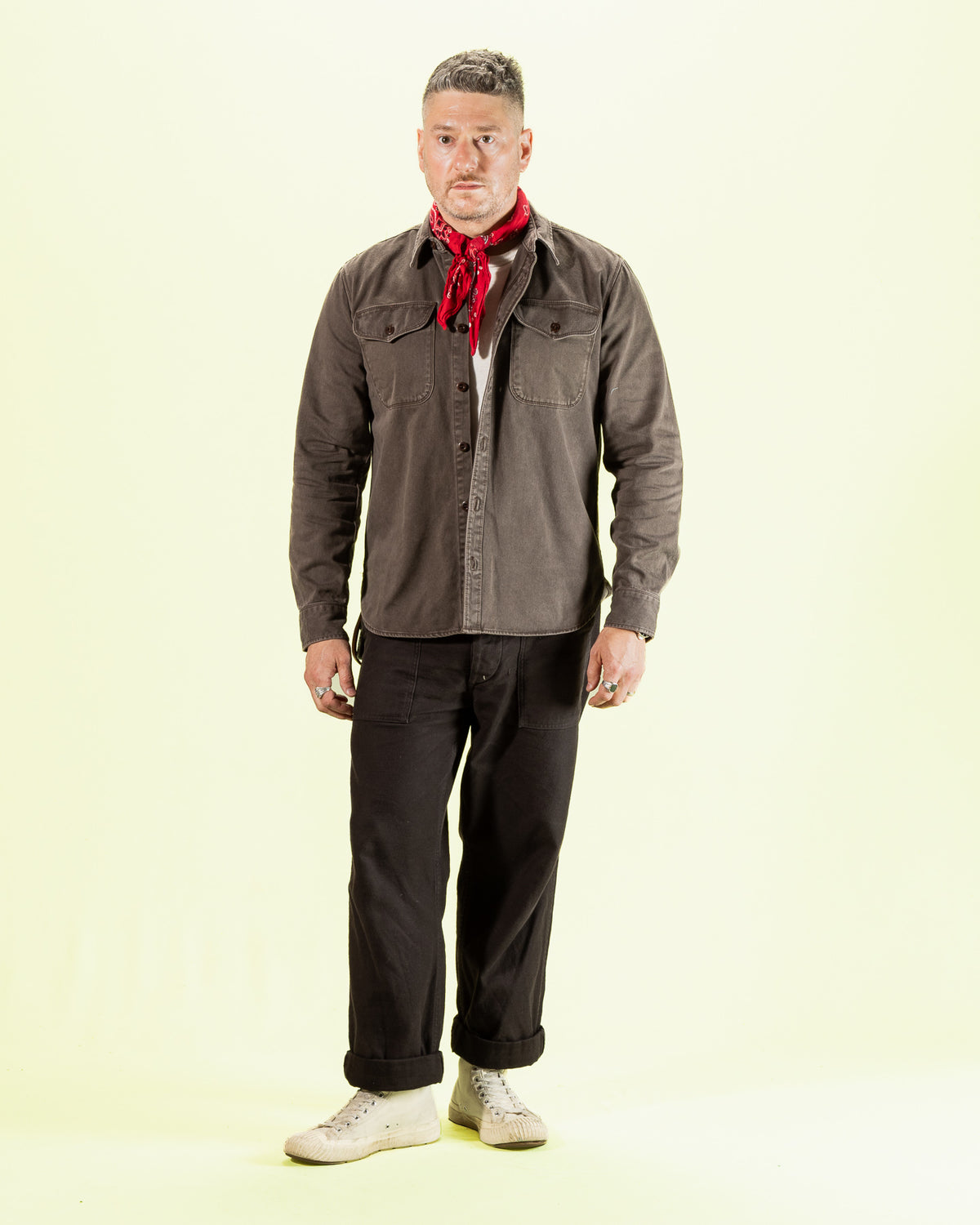 Freenote Utility Shirt - Chocolate - Standard & Strange
