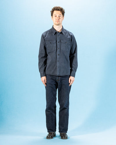 Freenote Utility Shirt - Navy - Standard & Strange