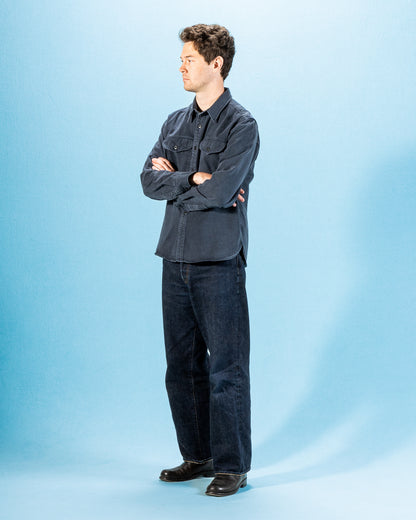 Freenote Utility Shirt - Navy - Standard & Strange