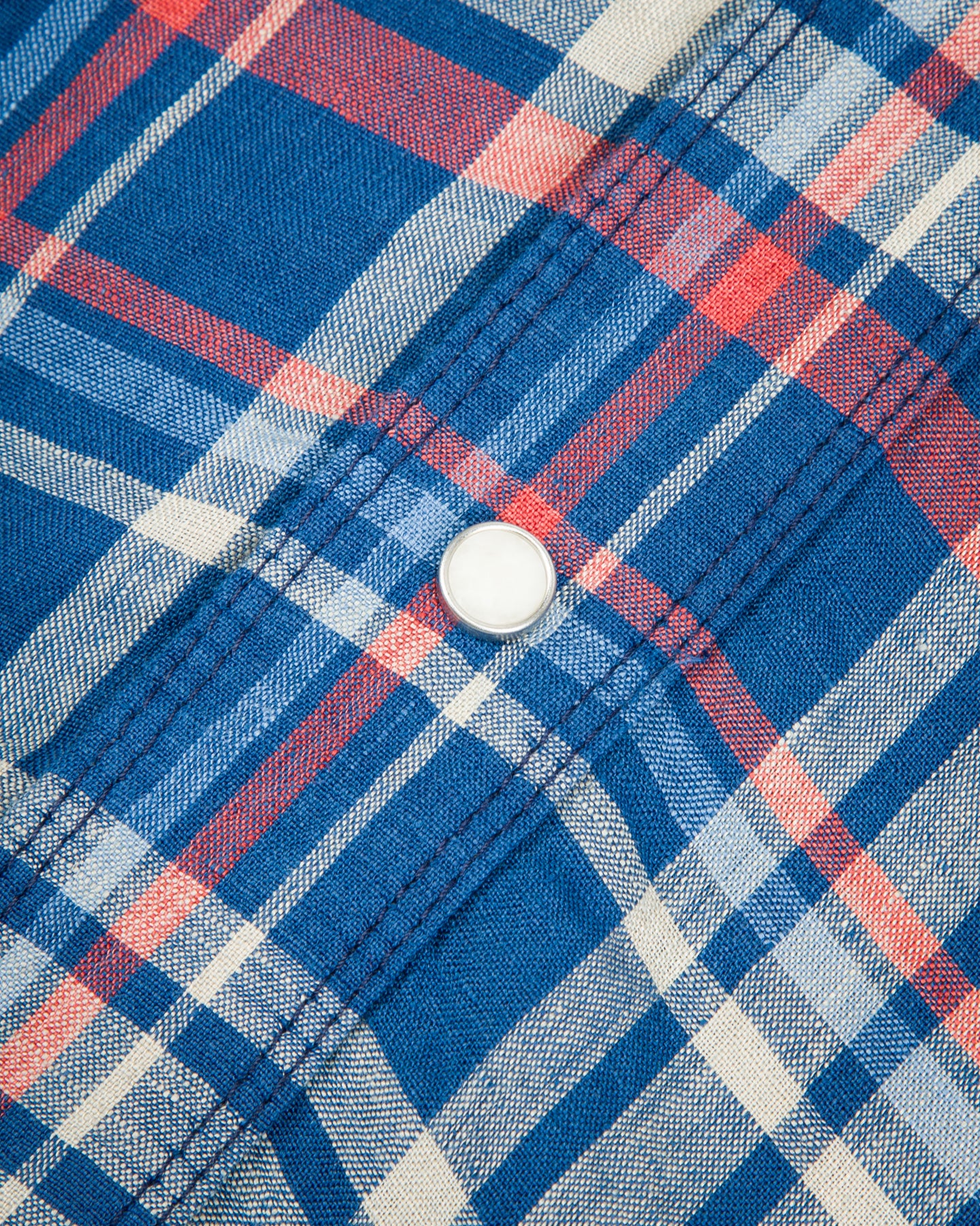 Freenote Western Scout Shirt - Kingfisher Blue Plaid - Standard & Strange