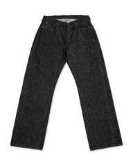 Fullcount 0105BK Wide Black Selvedge Denim - Black - Standard & Strange