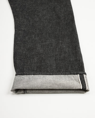 Fullcount 0105BK Wide Black Selvedge Denim - Black - Standard & Strange