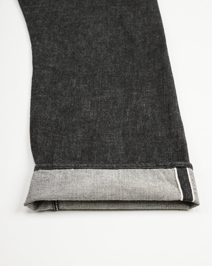 Fullcount 0105BK Wide Black Selvedge Denim - Black - Standard & Strange