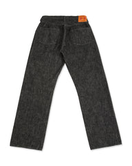 Fullcount 0105BK Wide Black Selvedge Denim - Black - Standard & Strange