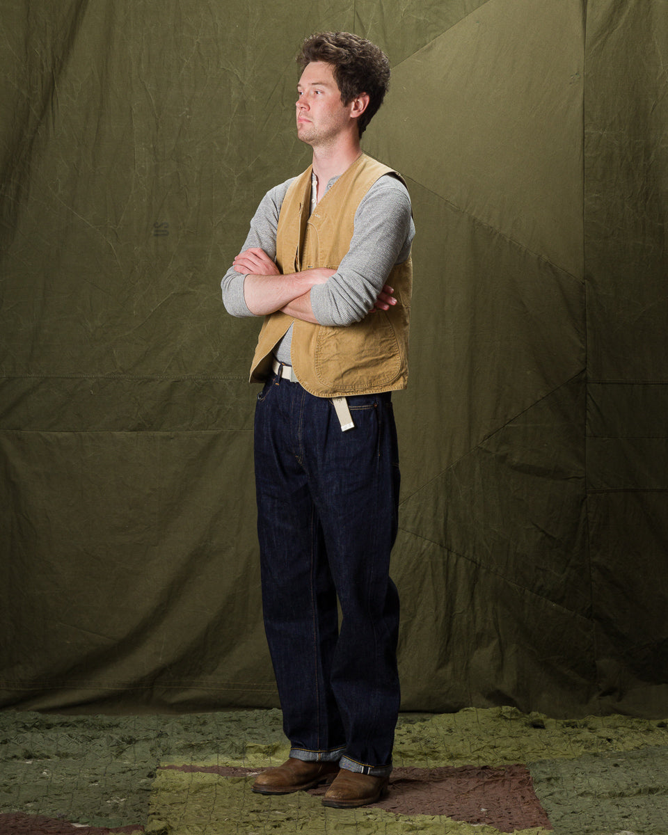 Fullcount 0105SSW Wide Denim (Super Smooth) - Indigo Blue