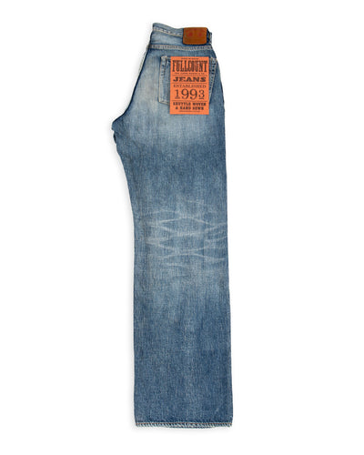 Fullcount 0107SSHW - Womens' Wide Straight "Monroe" - Heavyweight Indigo Blue - Standard & Strange