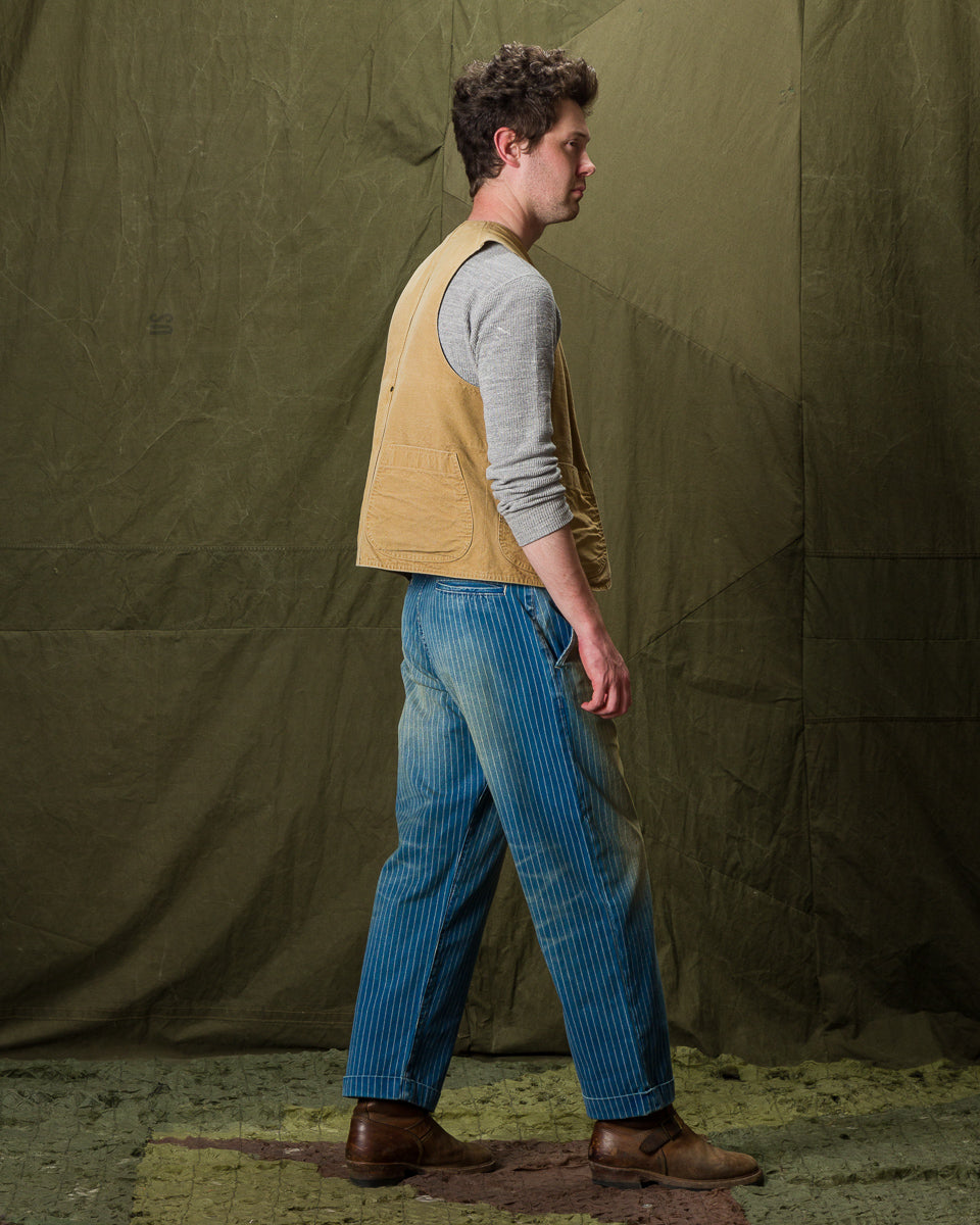 40s〜 Fabram brand indigo work pants サイズ4 40s〜 Fabram brand