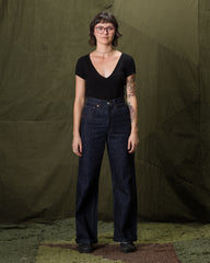 Fullcount 1134 - Women's Oxford Baggy Denim - Raw Indigo - Standard & Strange