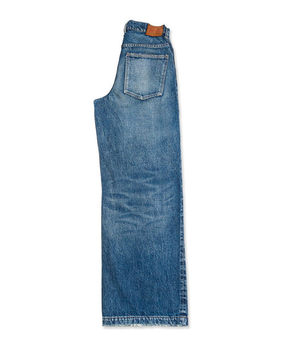 Fullcount 1134HW - Women's Oxford Baggy Denim Dartford - Raw Indigo - Standard & Strange