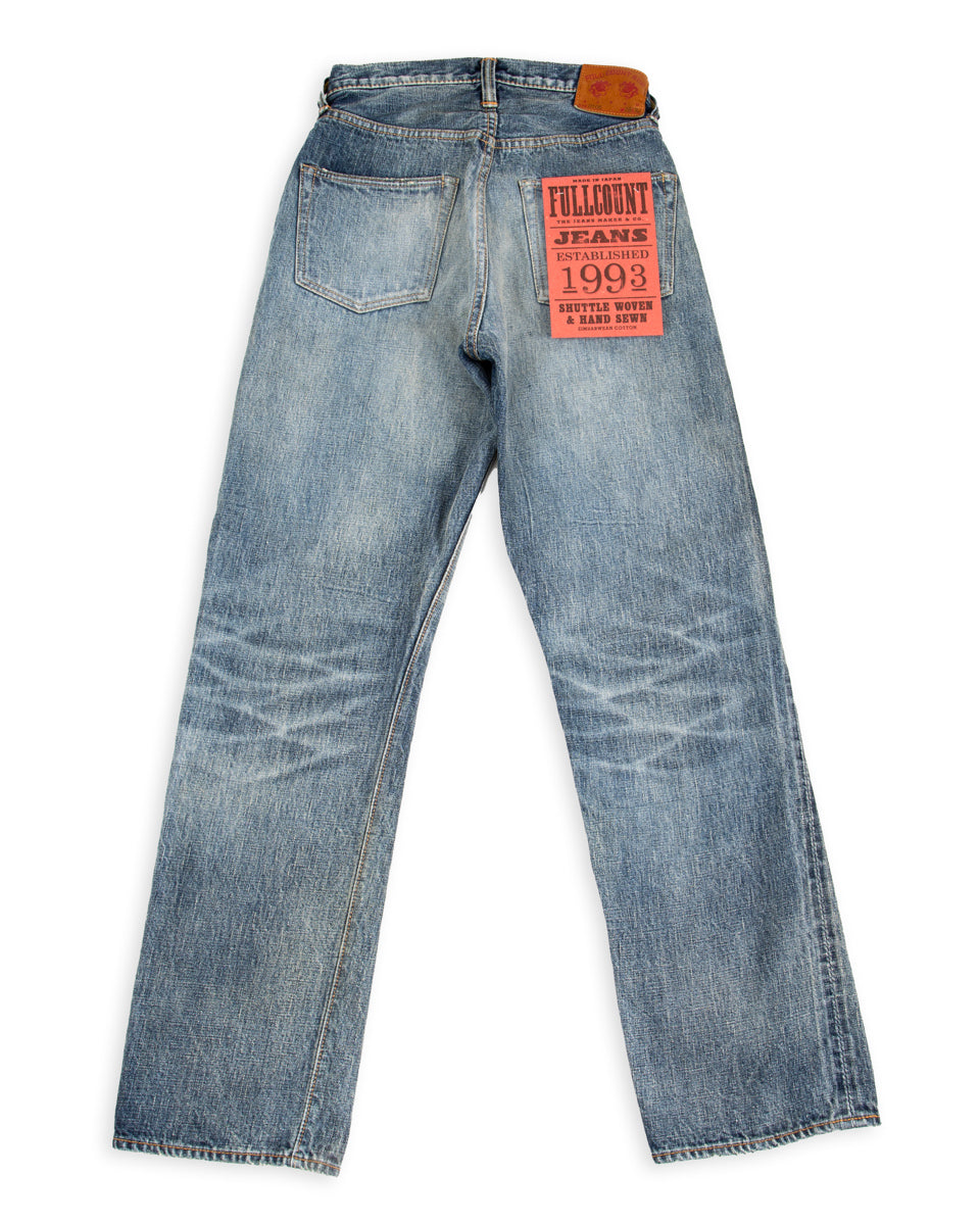 Fullcount 1341-0105 Wide Denim "Dartford" - Indigo Blue - Standard & Strange