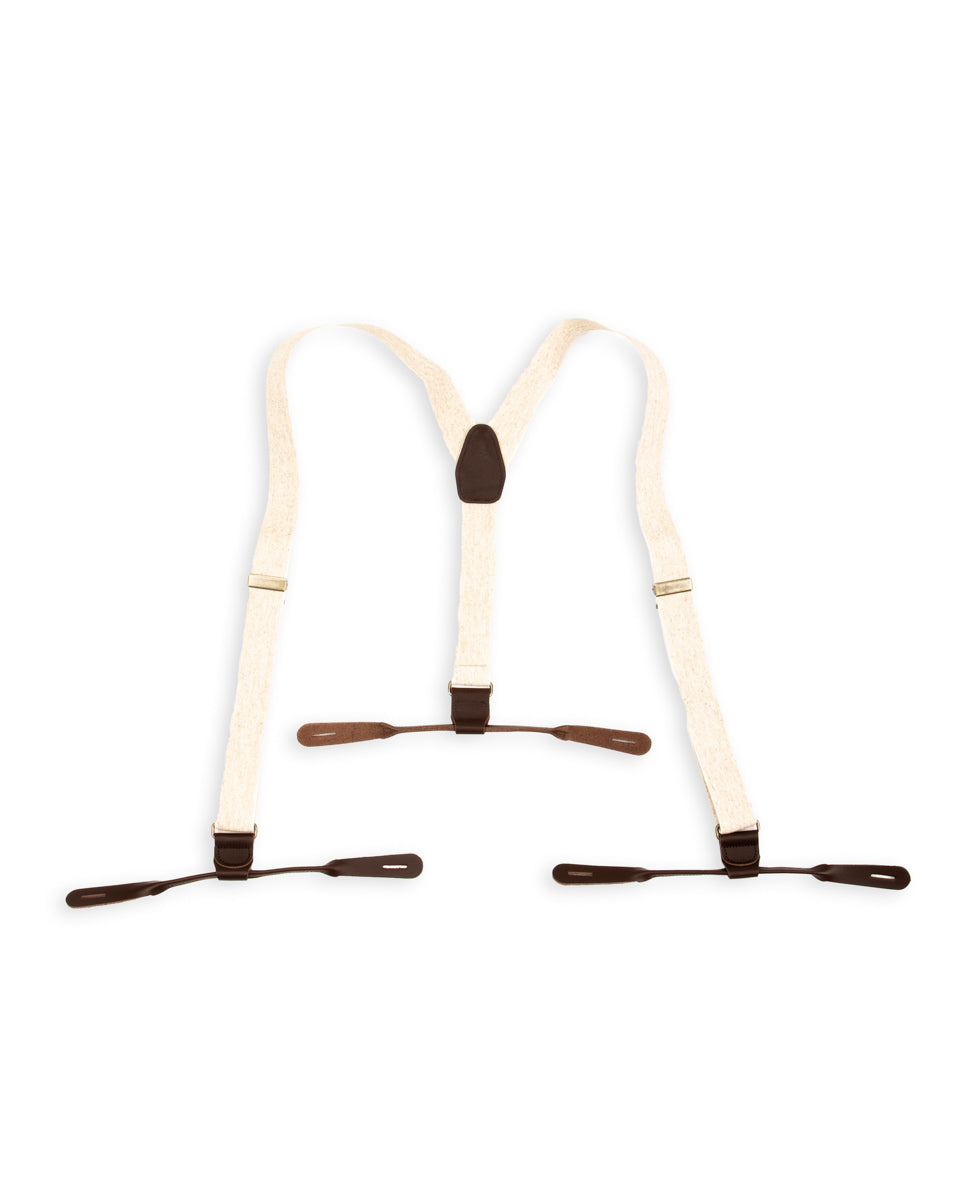 Fullcount Suspenders - Beige - Standard & Strange