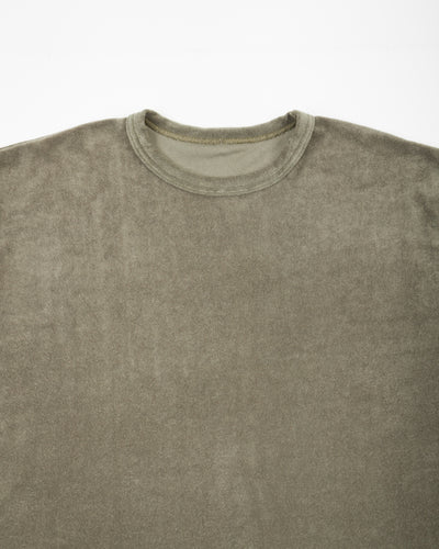 Fullcount Tencel Pile Tee - Olive - Standard & Strange