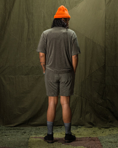 Fullcount Tencel Pile Tee - Olive - Standard & Strange