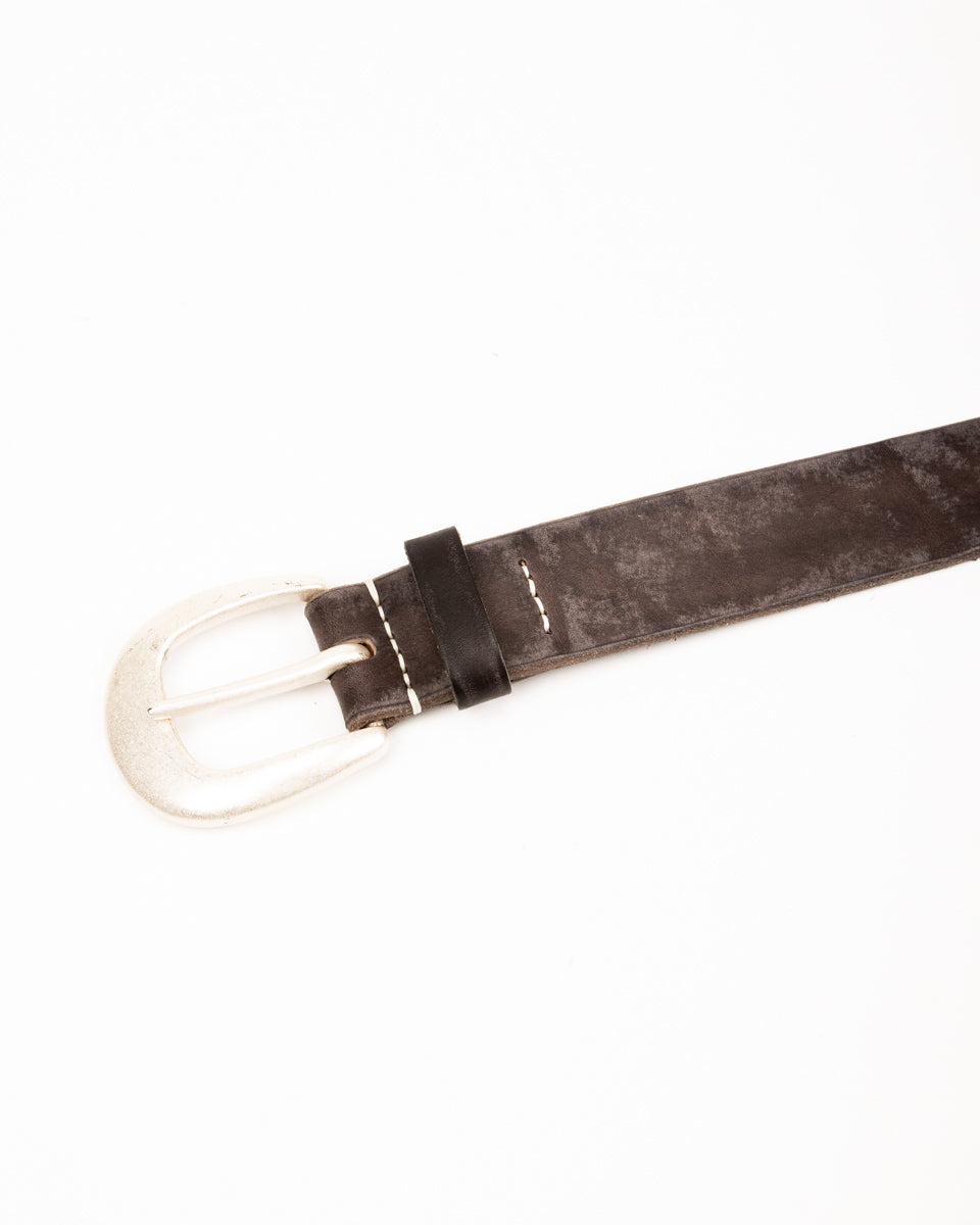 Fullcount Wild Leather Belt - Black - Standard & Strange