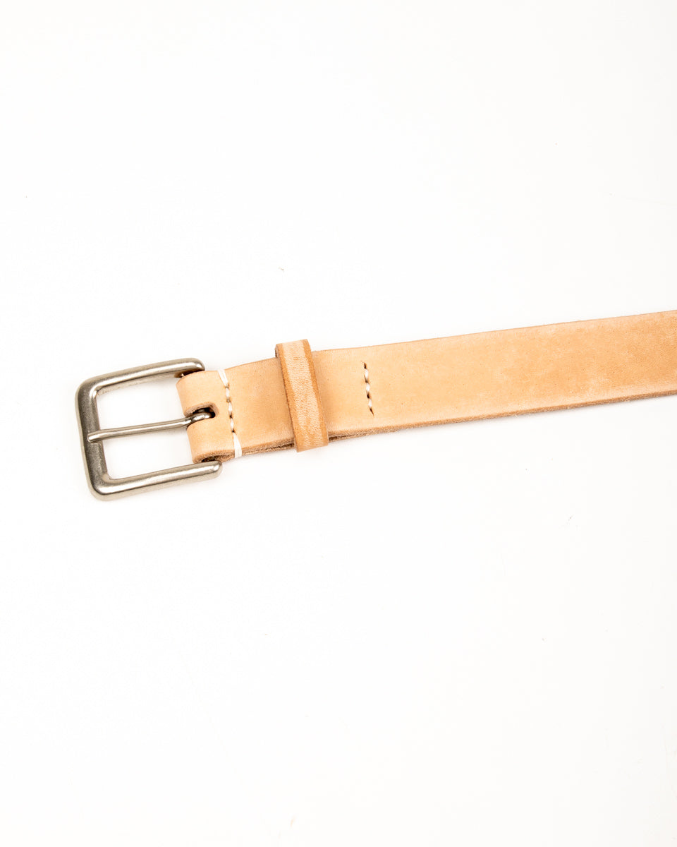 Wild Leather Narrow Belt - Natural – Standard & Strange