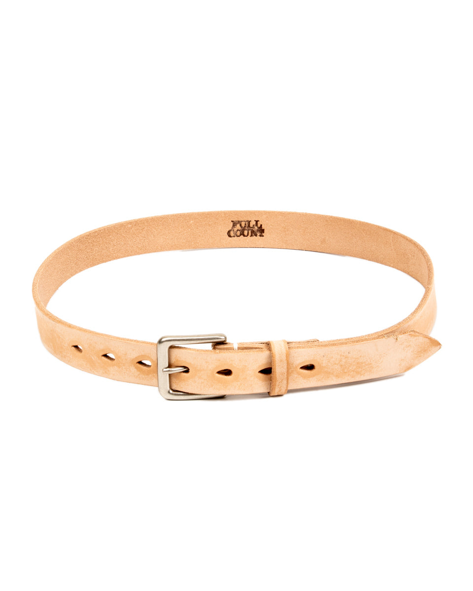 Wild Leather Narrow Belt - Natural – Standard & Strange
