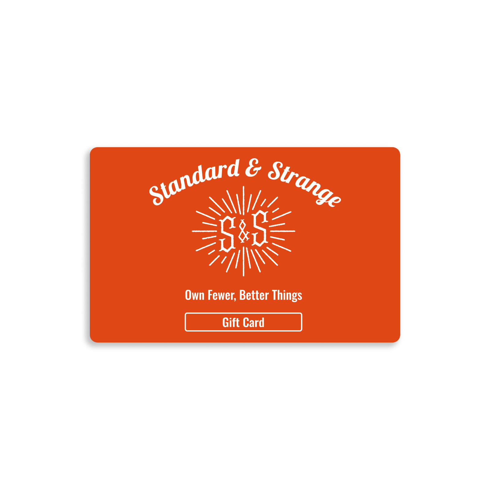 Wrapped Gift Cards Digital Gift Card - Standard & Strange