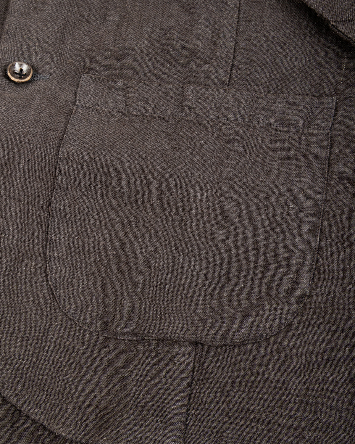 Gathering Fisherman Jacket - Black Linen Stonewash - Standard & Strange