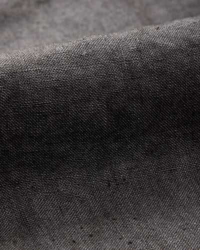 Gathering Fisherman Pant - Black Linen Stonewash - Standard & Strange