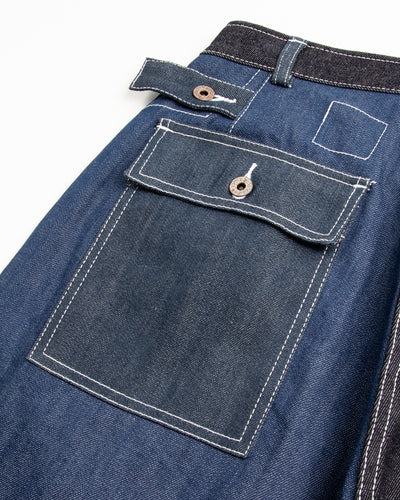 W'Menswear Unisex Freedom Flight Trouser - Denim - Standard & Strange