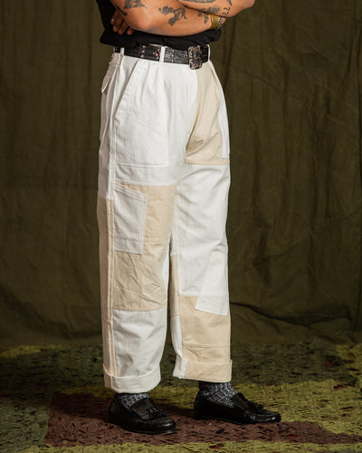 W'Menswear Unisex Freedom Flight Trouser - Off-White - Standard & Strange