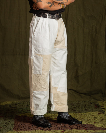 W'Menswear Unisex Freedom Flight Trouser - Off-White - Standard & Strange