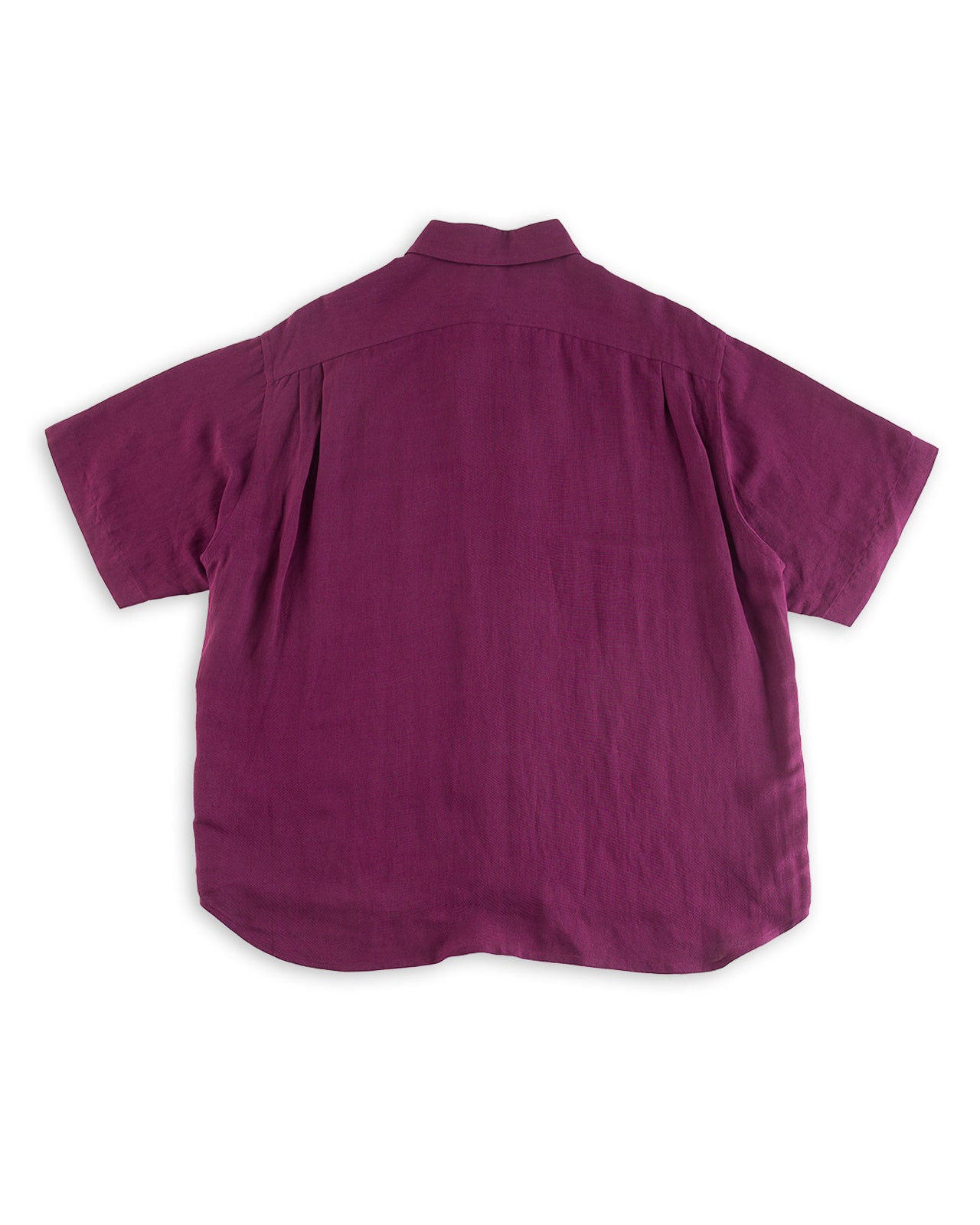 Gorsch Bamboo Linen Double Short Sleeve Shirt - Purple - Standard & Strange