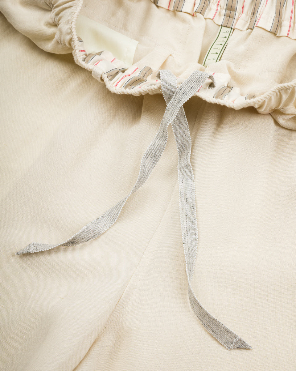 Gorsch Bamboo Linen Easy Trousers - Beige - Standard & Strange