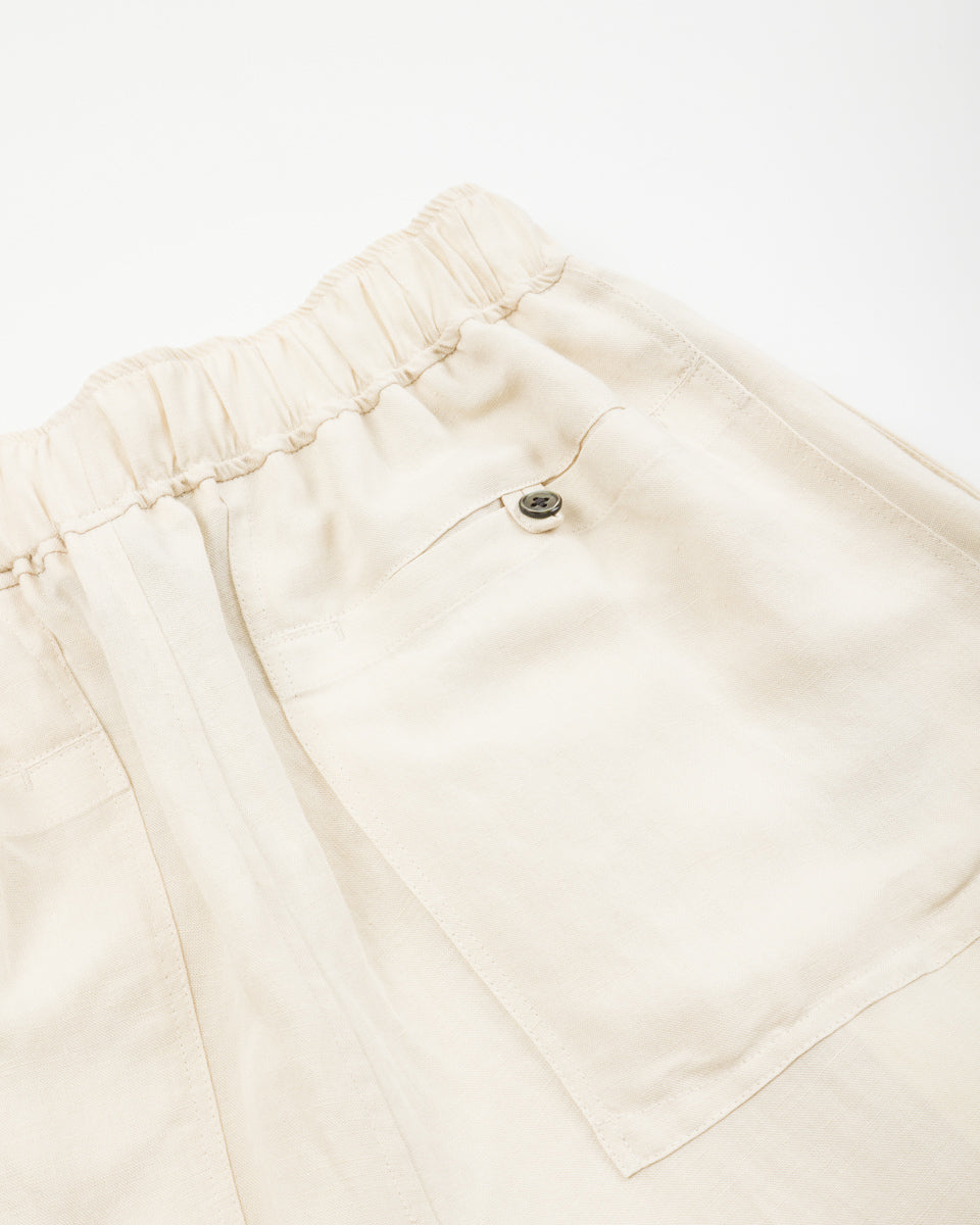 Gorsch Bamboo Linen Easy Trousers - Beige - Standard & Strange