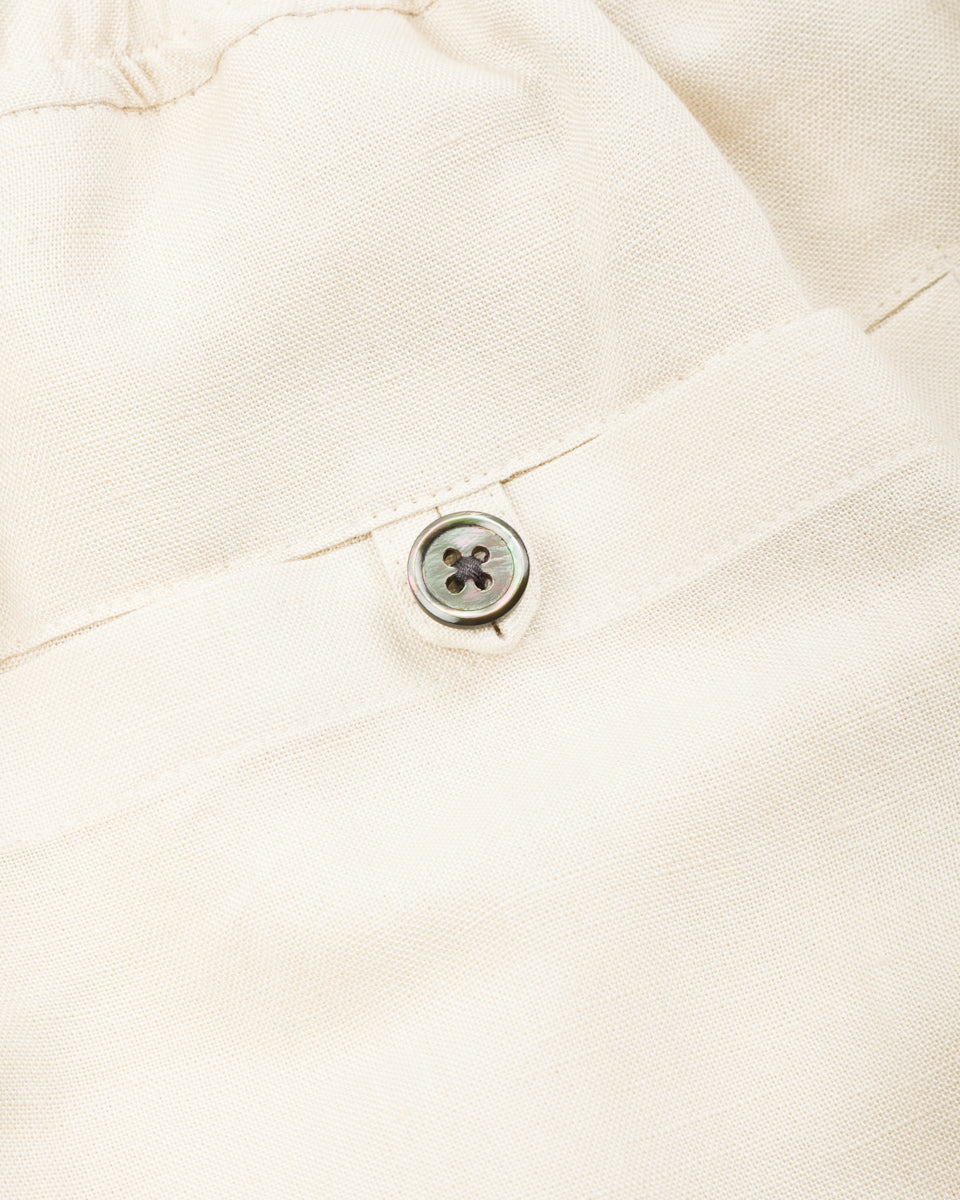 Gorsch Bamboo Linen Easy Trousers - Beige - Standard & Strange