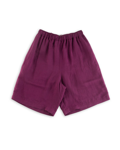 Gorsch Bamboo Linen Shorts - Purple - Standard & Strange
