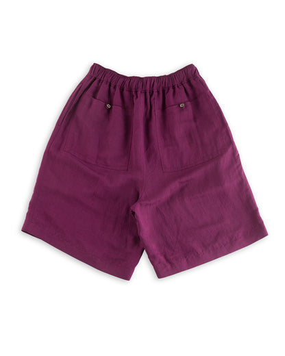 Gorsch Bamboo Linen Shorts - Purple - Standard & Strange