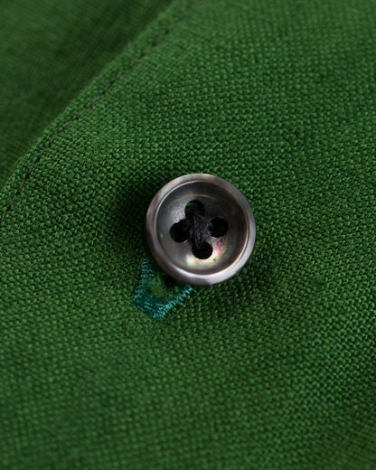 Gorsch Belgian Linen Collar Shirt - Green - Standard & Strange