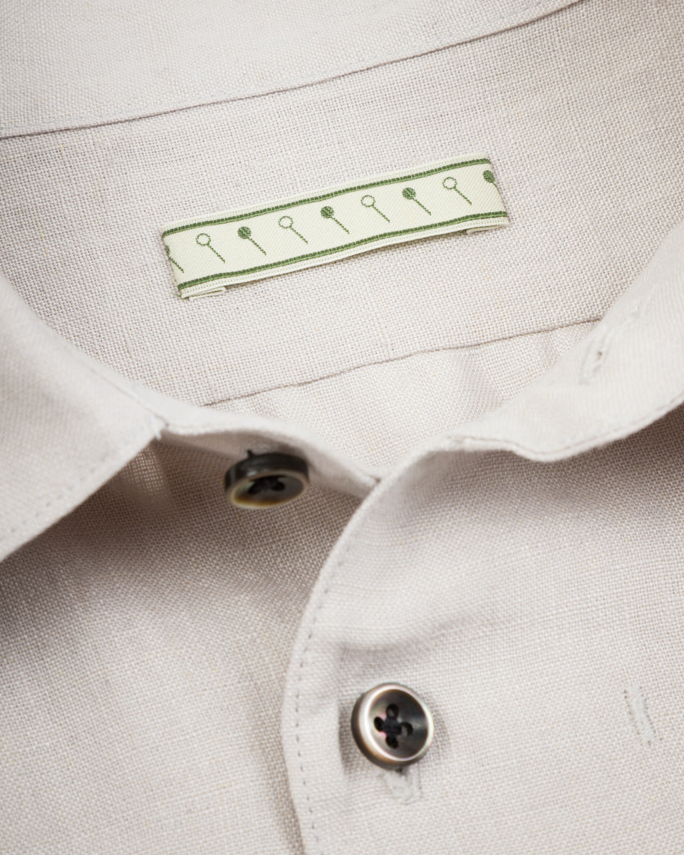 Belgian Linen Collar Shirt - Light Grey – Standard & Strange