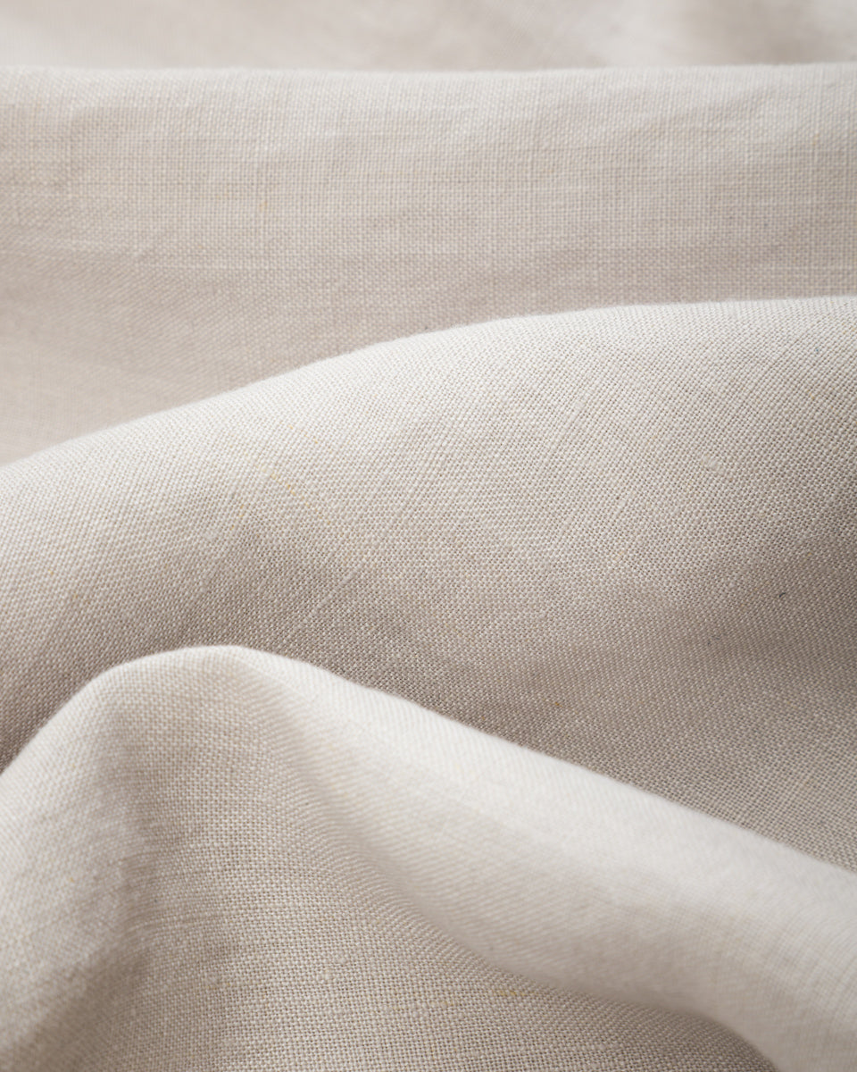 Gorsch Belgian Linen Collar Shirt - Light Grey - Standard & Strange