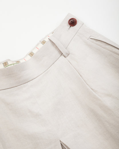 Gorsch Belgian Linen Culotte - Light Grey - Standard & Strange