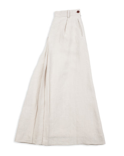 Gorsch Belgian Linen Culotte - Light Grey - Standard & Strange