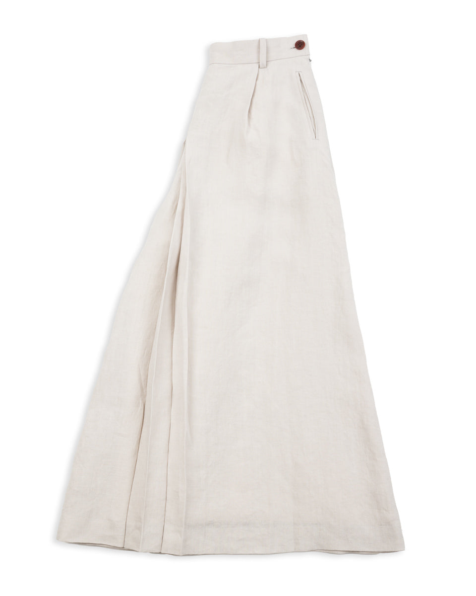 Gorsch Belgian Linen Culotte - Light Grey - Standard & Strange