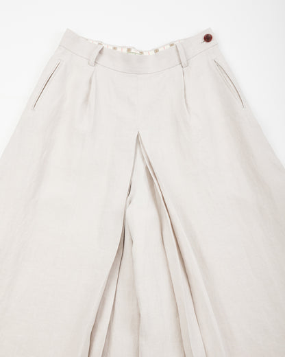 Gorsch Belgian Linen Culotte - Light Grey - Standard & Strange