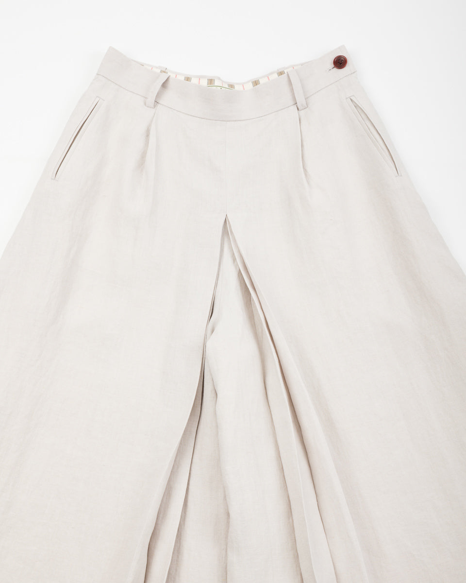 Gorsch Belgian Linen Culotte - Light Grey - Standard & Strange