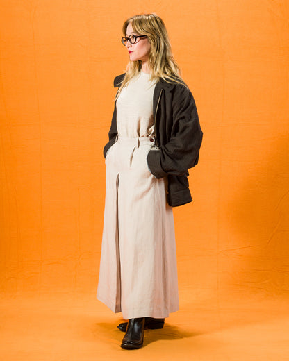 Gorsch Belgian Linen Culotte - Light Grey - Standard & Strange