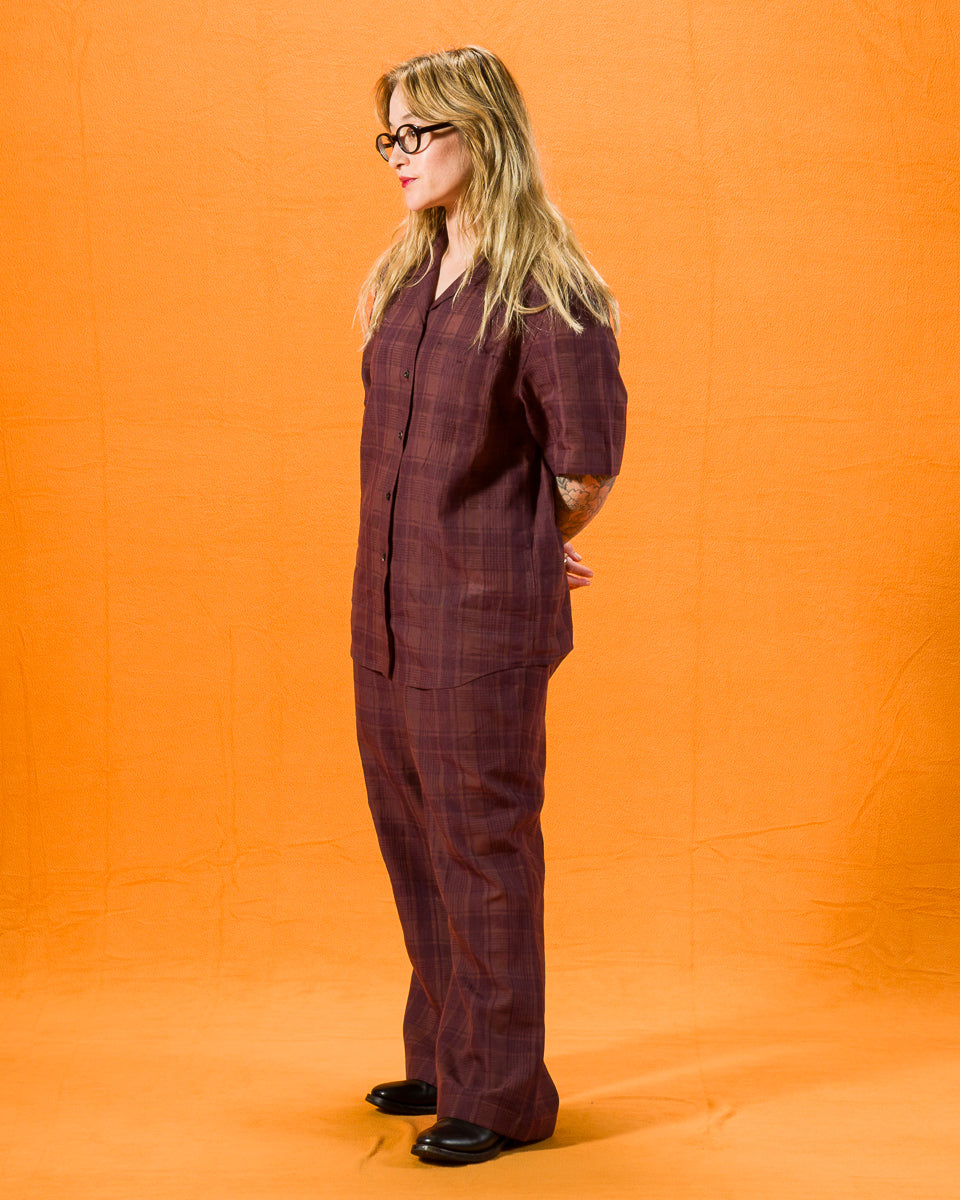 Gorsch Bell Bottom Easy Trousers - Brown - Standard & Strange