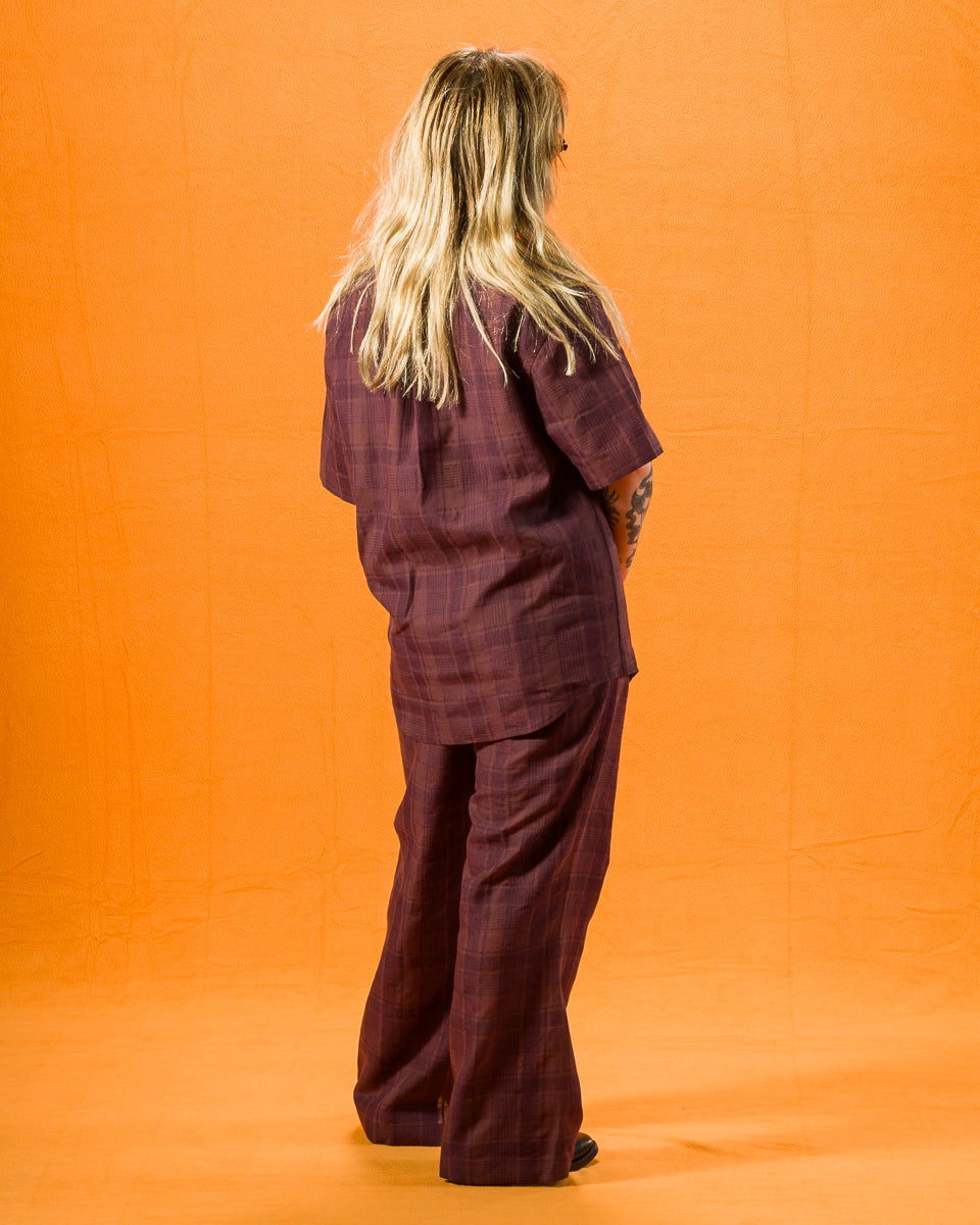 Gorsch Bell Bottom Easy Trousers - Brown - Standard & Strange