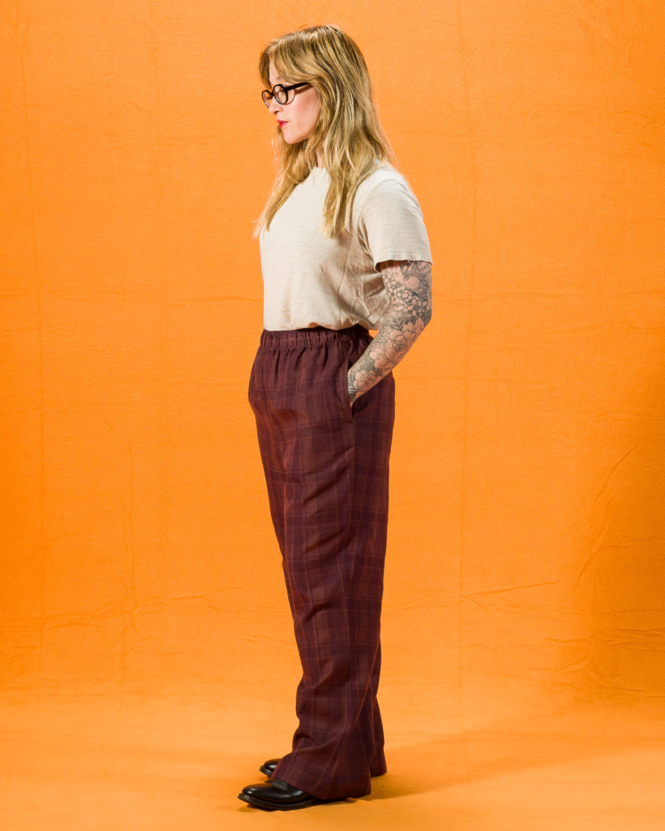 Gorsch Bell Bottom Easy Trousers - Brown - Standard & Strange